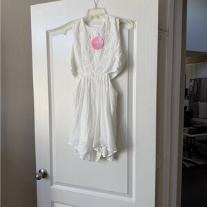 White Lace Sleeveless romper